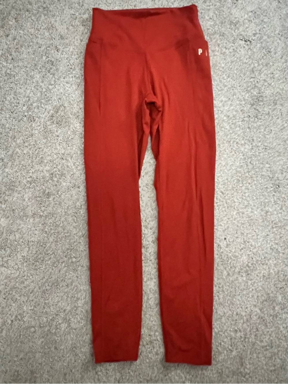 Victoria's Secret PINK Ultimate V High-Waist Cinnabar Red Workout Leggings XS